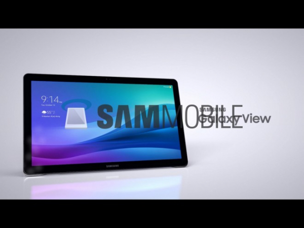 18,4-дюймовый планшет Samsung Galaxy View. Фотографии