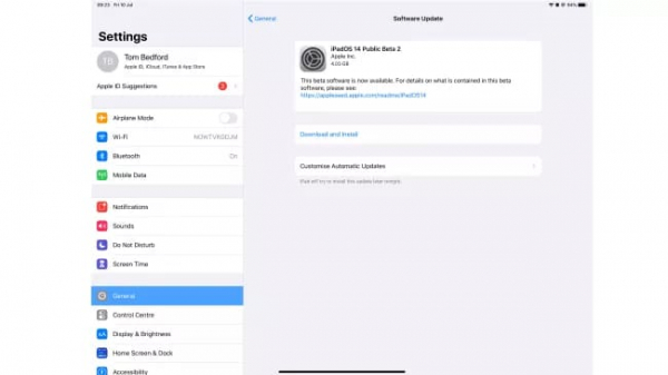 Как загрузить бета-версию iPadOS 14 на ваш iPad?