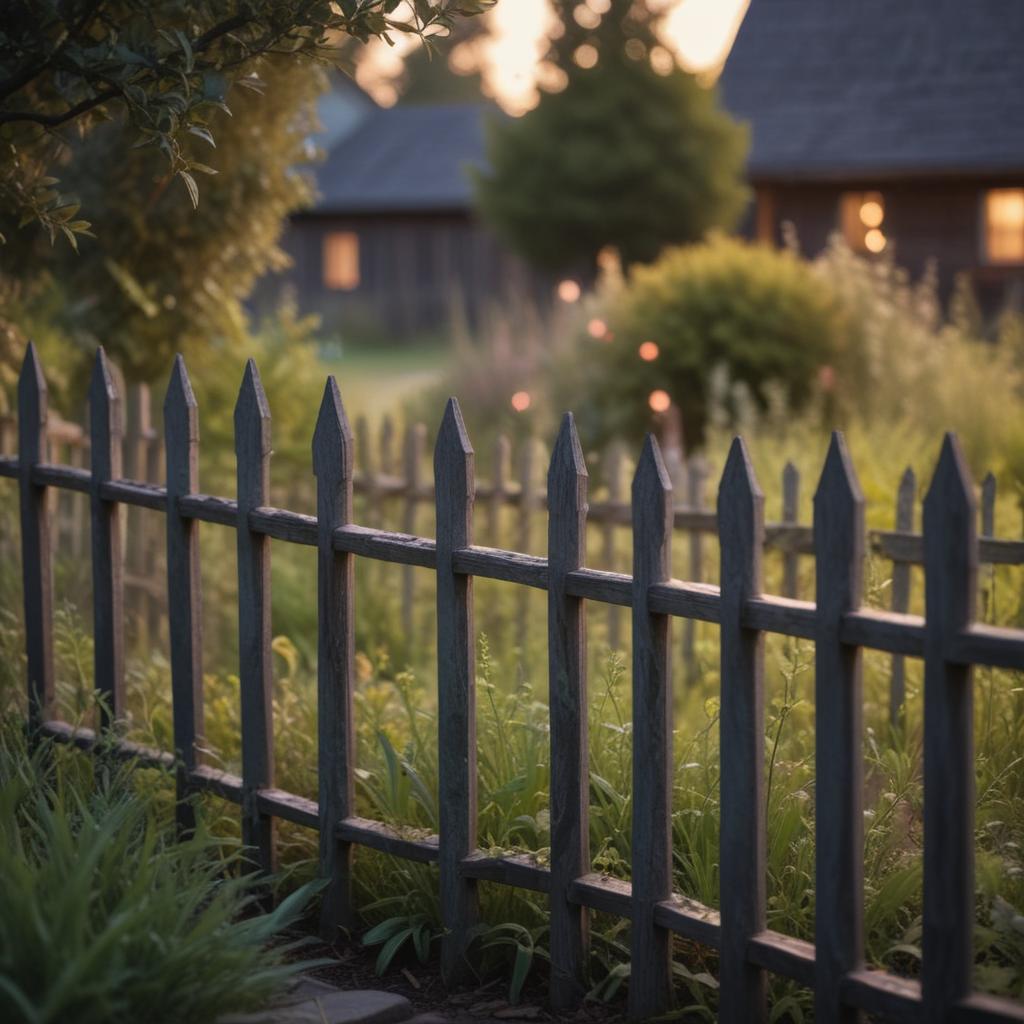 Металлический штакетник для ограждения